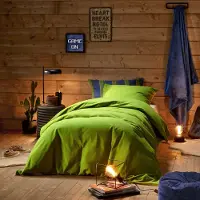 De Witte Lietaer Dekbedovertrek Laura Cactus Flanel-140 x 200 / 220 cm | 1-Persoons