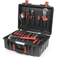 Wiha 9300-71403 Gereedschapskoffer Basic Set L Mechanisch | 18 delig - 45531