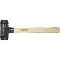 Wiha Kunststof hamer Safety | middelzacht/middelzacht | met hickorysteel | rond-slagkop | 30 mm - 26509 - 26509