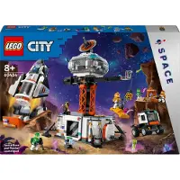 LEGO Een ruimtebasis en lanceerplatform voor raketten