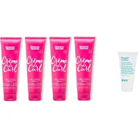 Umberto Giannini 4 x Crème De Curl Control Cream + WILLEKEURIG Travel Size