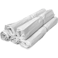 123schoon Afvalzakken wit 120 liter | 70x110cm T25 HDPE wit | Doos 200 stuks