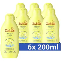 Zwitsal 6x Zwitsal Zeepvrije Wasgel 200 Ml