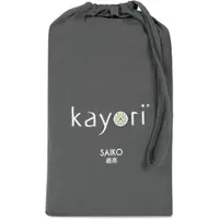 Kayori Hoeslaken Saiko Antracite (Jersey)-80 x 220 cm