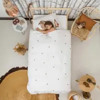Snurk Furry Friends Dekbedovertrek Flanel-140 x 200 / 220 cm | 1-Persoons