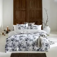 De Witte Lietaer Dekbedovertrek Quill Moonlit Ocean Satijn-200 x 200 / 220 cm | 2-Persoons