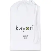 Kayori Hoeslaken Saiko Wit (Jersey)-80 x 220 cm