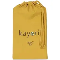 Kayori Topper Hoeslaken Saiko Okergeel (Jersey)-80 x 220 cm