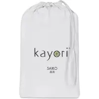 Kayori Hoeslaken Saiko Zilvergrijs (Jersey)-80 x 220 cm