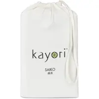 Kayori Split Topper Hoeslaken Saiko Offwhite (Jersey)-180 x 220 cm