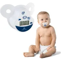 Mobiclinic CTD-01 - Fopspeen thermometer - Thermometer voor lichaam - Baby thermometer - Zachte Fopspeen - LCD Display - Kinderthermometer