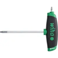 Wiha Torx-Stiftschlüssel Quergriff TX15 100mm mit Seitenabtrieb Torx-schroevendraaier Universeel Grootte T 15 Koplengte: 100 mm 1 stuk(s)