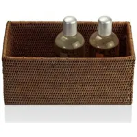 DECOR WALTHER Opbergbox Basket Rattan Donker