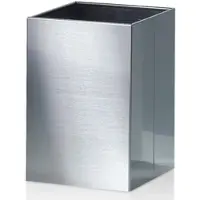 DECOR WALTHER Prullenbak Contract 5 L, Zonder Deksel RVS Matt