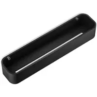 DECOR WALTHER Douchekorf Stone 45 Matt Zwart Chrome