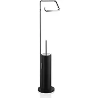 DECOR WALTHER Toiletrek Stone Matt Zwart Chrome