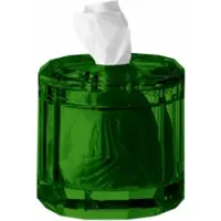DECOR WALTHER Tissuebox Kristall Groen