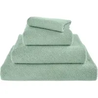 Abyss & Habidecor Gastendoek Twill Aqua (40 x 75 cm)