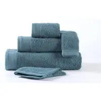 Huismerk Badlaken Lucca Petrol (100 x 150 cm)