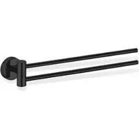 DECOR WALTHER Handdoekenrek Basic Dubbel Mat Zwart