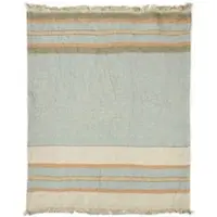 Libeco Gastendoek The Belgian Towel Multi Stripe Linnen (Set van 6)