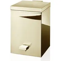 DECOR WALTHER Prullenbak Cube TE 75 Softclose Pedal Bin Gold