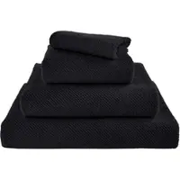 Abyss & Habidecor Badlaken Twill Black (105 x 180 cm)