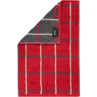 Cawö Gastendoek Noblesse Square Karo Red (Set van 6)