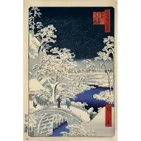 Grupo Erik Poster The Drum Bridge and Sunset Hill at Meguro 61x91,5cm