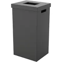 DECOR WALTHER Prullenbak Brownie 70 L Kunstleer Zwart