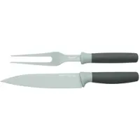 Berghoff Set vleesmes & -vork grijs - Leo
