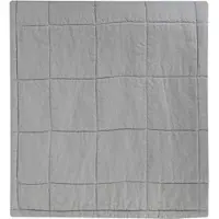 Passion for Linen Plaid Nice Cloudy Grey 2021-240 x 250 cm