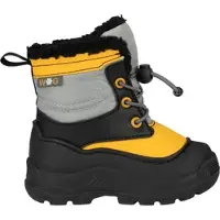 Winter-Grip Snowboot Junior Snow flake Zwart/Geel-Schoenmaat 28