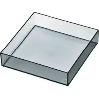 IDesign Opbergbox Sarah Tanno Grijs (20 x 20 x 5 cm)