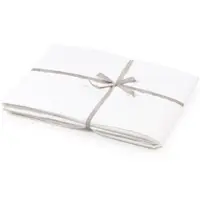 Libeco Bovenlaken California Optic White Linnen-270 x 320 cm (Lits-jumeaux)