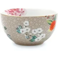 Pip studio Kom Blushing Birds Khaki 12 cm (Set van 6)