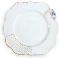 Pip studio Dinerbord Royal White Gold 28 cm (Set van 6)