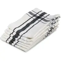 Libeco Theedoek Camaret Black Linnen (Set van 6)