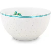 Pip studio Kom Jolie Flowers Dot Gold 15 cm (Set van 6)