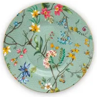 Pip studio Petit Four Bord Jolie Flowers Blue 12 cm (Set van 6)