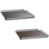 Lind DNA Dienblad Tray Square M Bull Black Bull Brown Alu Ant.