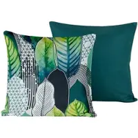 De Witte Lietaer Sierkussenhoes Rue Pine Green (40 x 40 cm)
