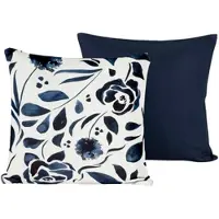De Witte Lietaer Sierkussenhoes Meadow Mood Indigo (40 x 40 cm)