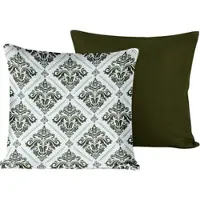De Witte Lietaer Sierkussenhoes Byzantine Winter Moss (40 x 40 cm)