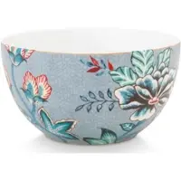 Pip studio Kom Flower Festival Light Blue 12 cm (Set van 6)