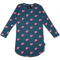 Snurk Long Sleeve Dress Kids Pink Elephant-Maat 104