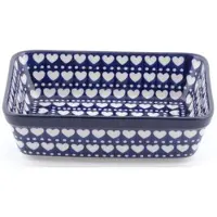 Bunzlau Castle Ovenschaal Rechthoekig Blue Valentine (19 x 24 cm)