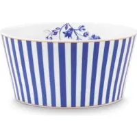 Pip studio Kom Royal Stripes Blue 12 cm (Set van 6)