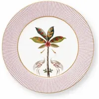 Pip studio Dinerbord La Majorelle Pink 21 cm (Set van 6)
