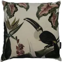 Mars & More kussen fluweel exotisch toekan 45x45cm*
